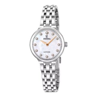 Orologio Solo Tempo Festina in Acciaio con Zirconi - Mademoiselle - F20744/1
