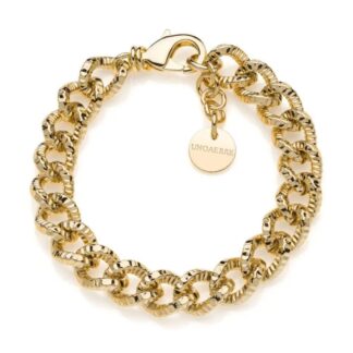 Bracciale da Donna Unoaerre Grumette Diamantato Bronzo Dorato - 2203