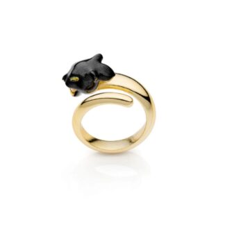 Anello Donna Unoaerre in Bronzo Testa di pantera - 2329