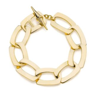 Bracciale da Donna Unoaerre maglia piatta in Bronzo Dorato - 2444