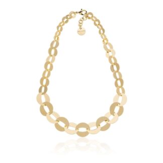 Collana Colliere da Donna Unoaerre maglia tonda in Bronzo Dorato - 2466