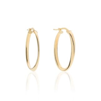 Orecchini Donna Unoaerre in Argento a cerchio ovale - 6318