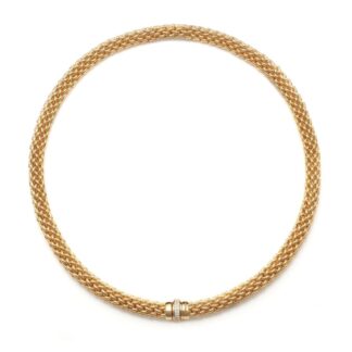 Collana da Donna Unoaerre a Maglia Chicco in Argento Dorato - Chicco - 6455