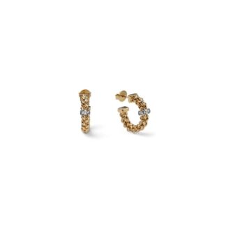 Orecchini Donna Unoaerre in Argento bicolore - Chicco - 6760