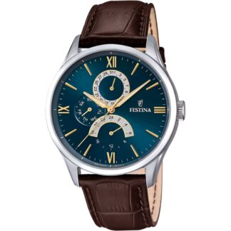 Orologio Solo Tempo Festina in Acciaio e Pelle - Classics - F16823/A