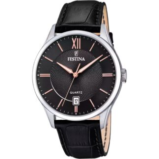 Orologio Solo Tempo Festina in Acciaio e Pelle - Classics - F20426/6